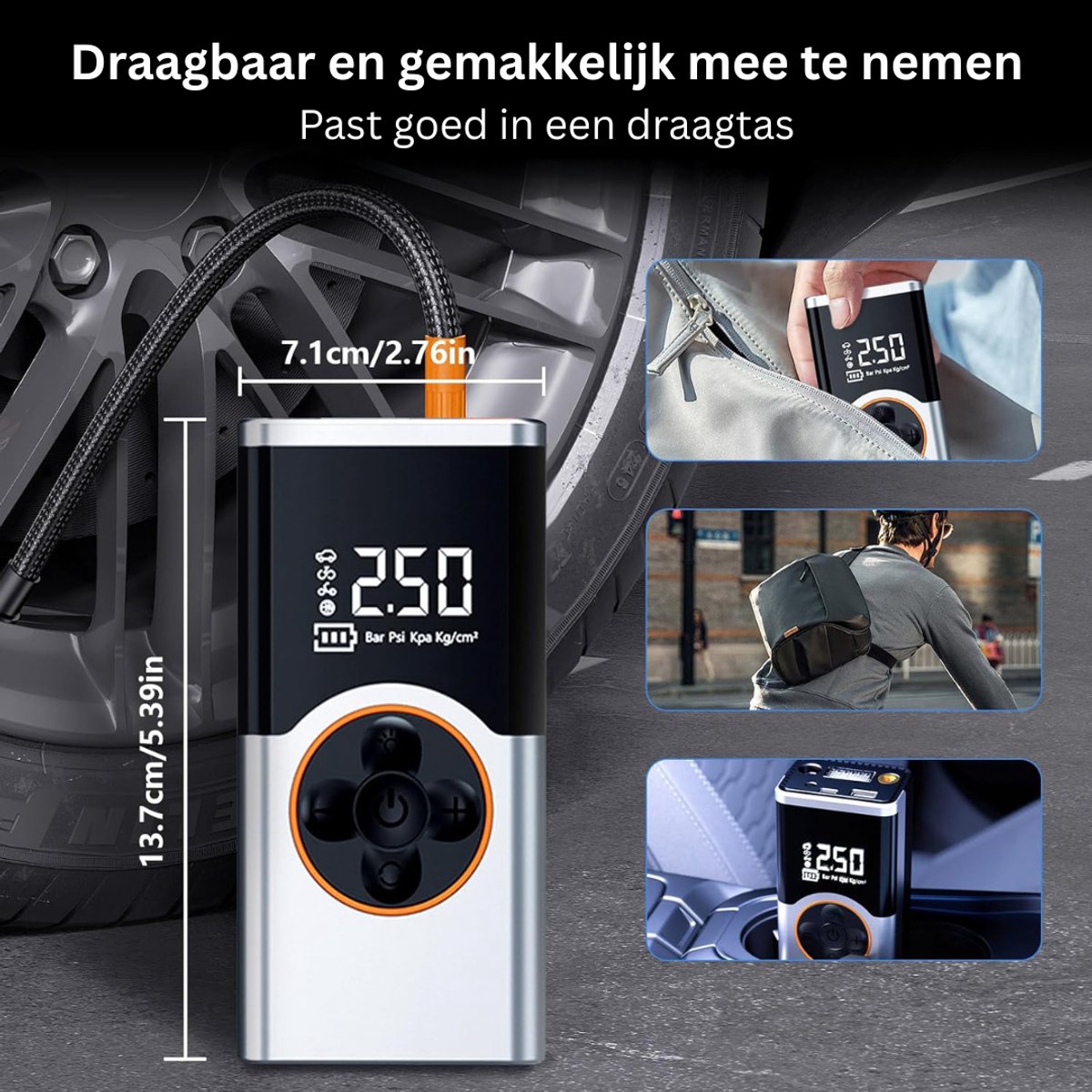 Autobanden Pomp - Elektrische Fietspomp - Compressor - Luchtcompressor