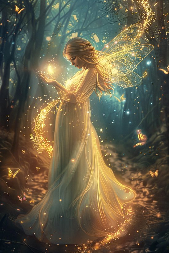 Het Magische Lichtwezens Orakel – Spirituele engelenkaarten voor heling, intuïtie & bewustwording – 44 kaarten met teksten op de achterkant – Nederlands