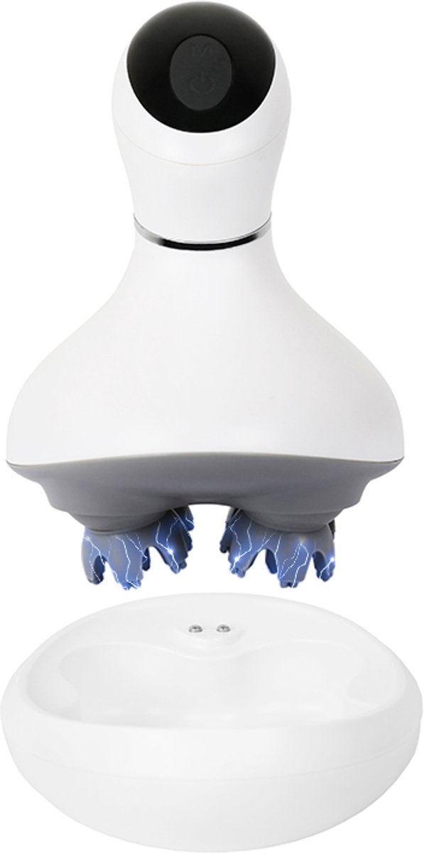 Gloovon - Hoofdmassage Apparaat - Slimme Elektrische Hoofdhuidmassager - Massageapparaten - Scalp Massager - IPX7 Waterdicht - 4 Modi - Waterproof System - Scalp Massage