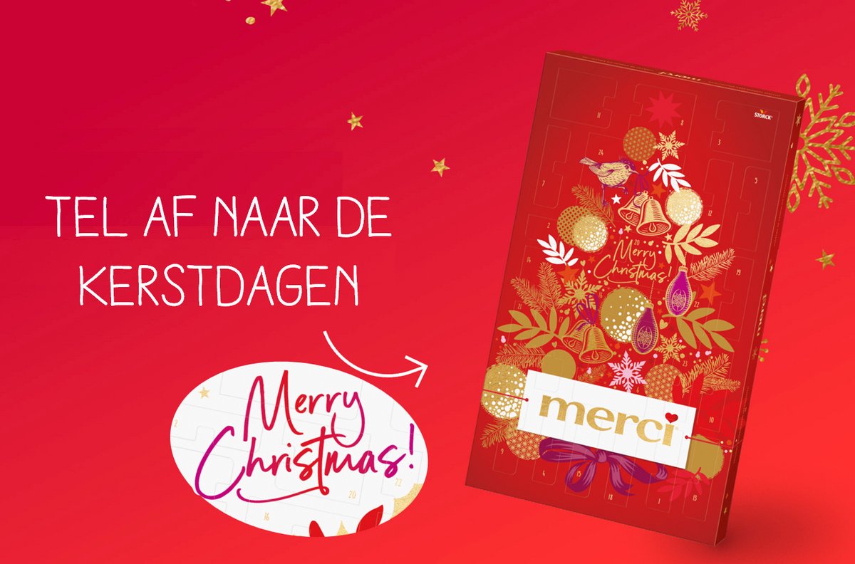 Merci Adventskalender – Chocolade - Verrassing: 2 designs - Adventkalender - Cadeau - 2025 - Kerst - Sint – foto 4