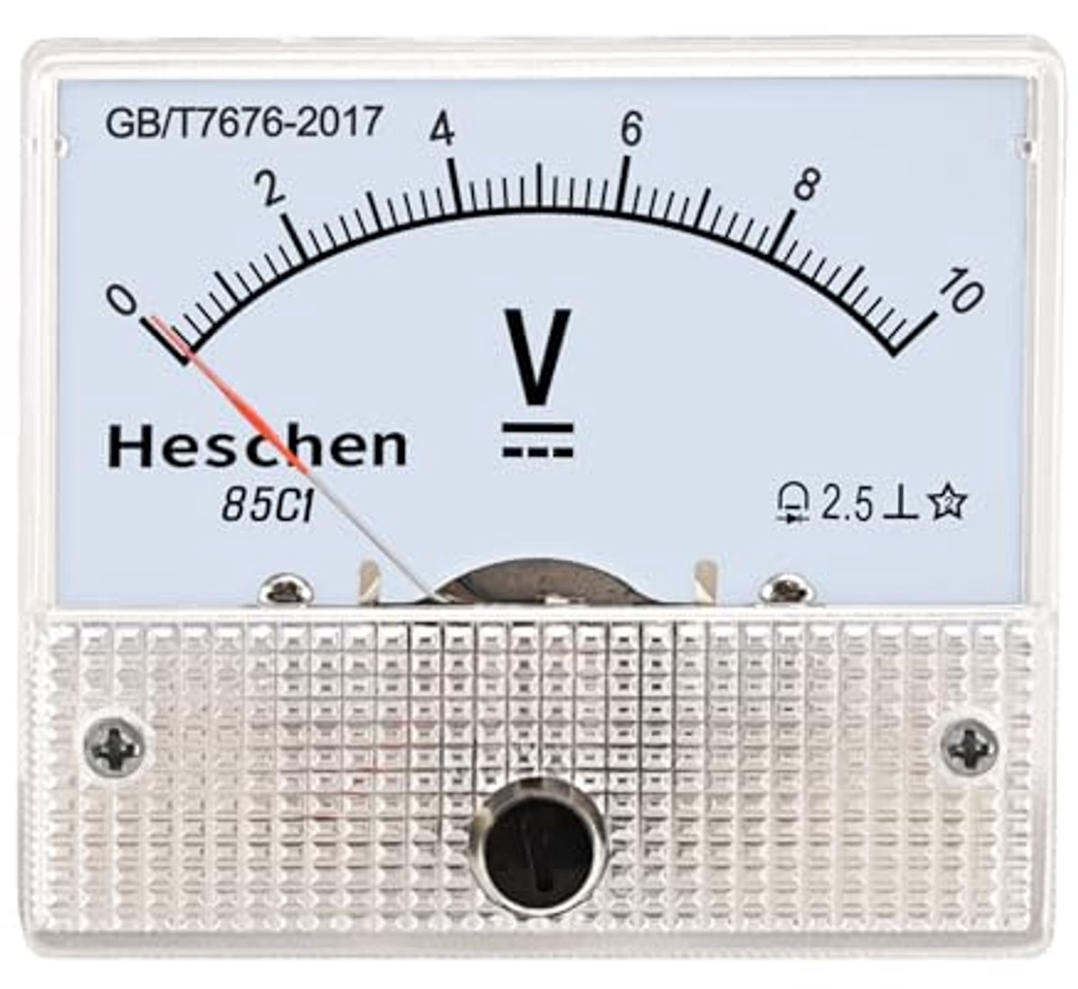 Rechthoekige Paneel gemonteerde Voltage Meter Voltmeter Tester DC 0-10V