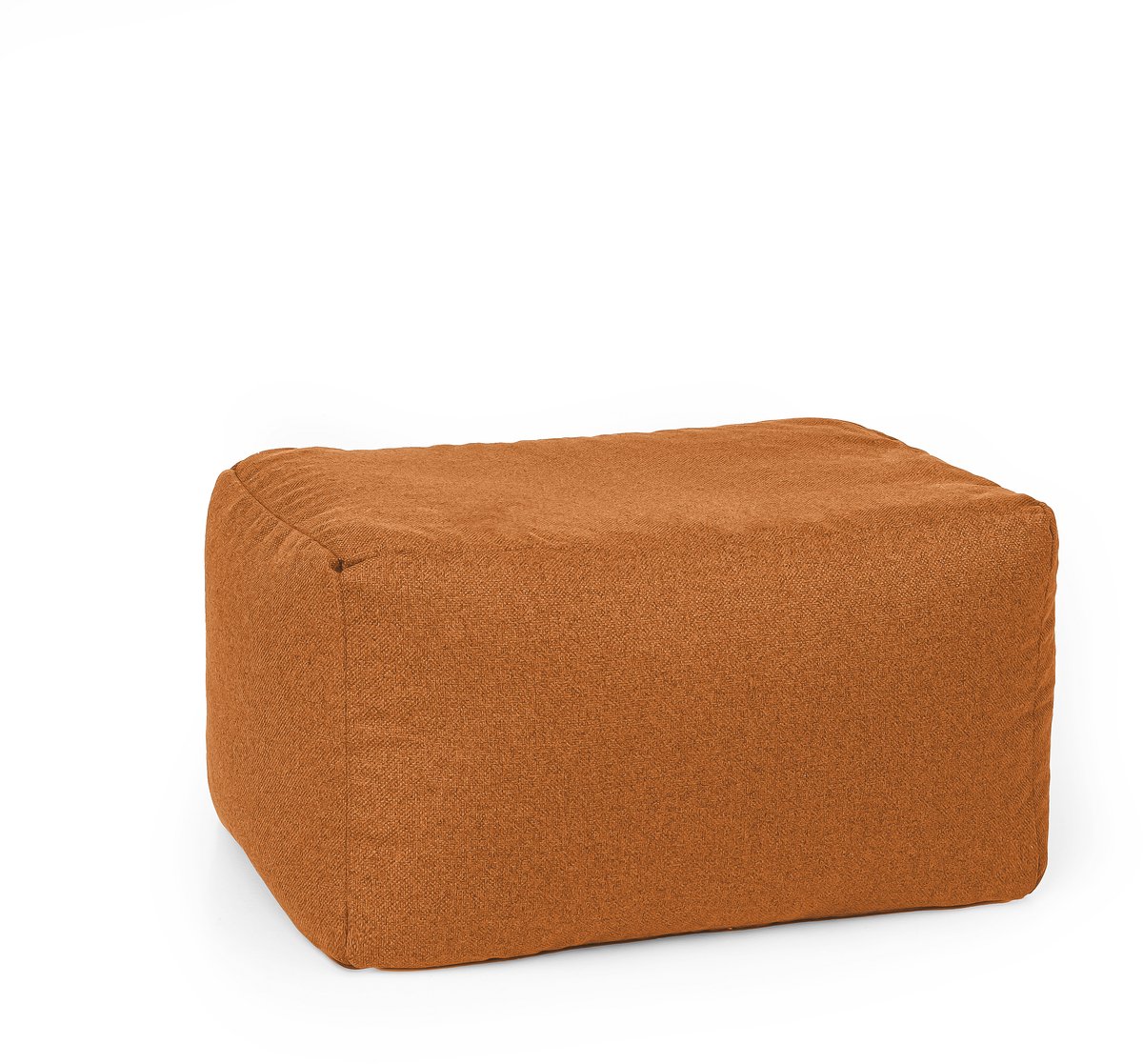 DROP&SIT BLOKPOEF 75X50X40 GERECYCLEDE PETFLESSEN 90% ORANGE