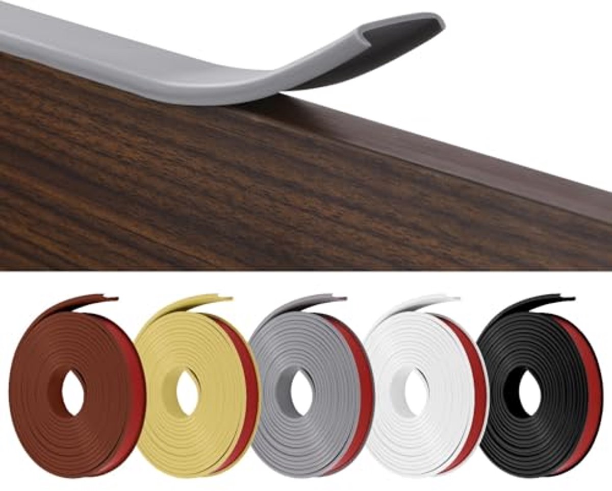 10m x 18mm Flexibele U-Vormige Meubelrandband voor Veiligheid en Restauratie