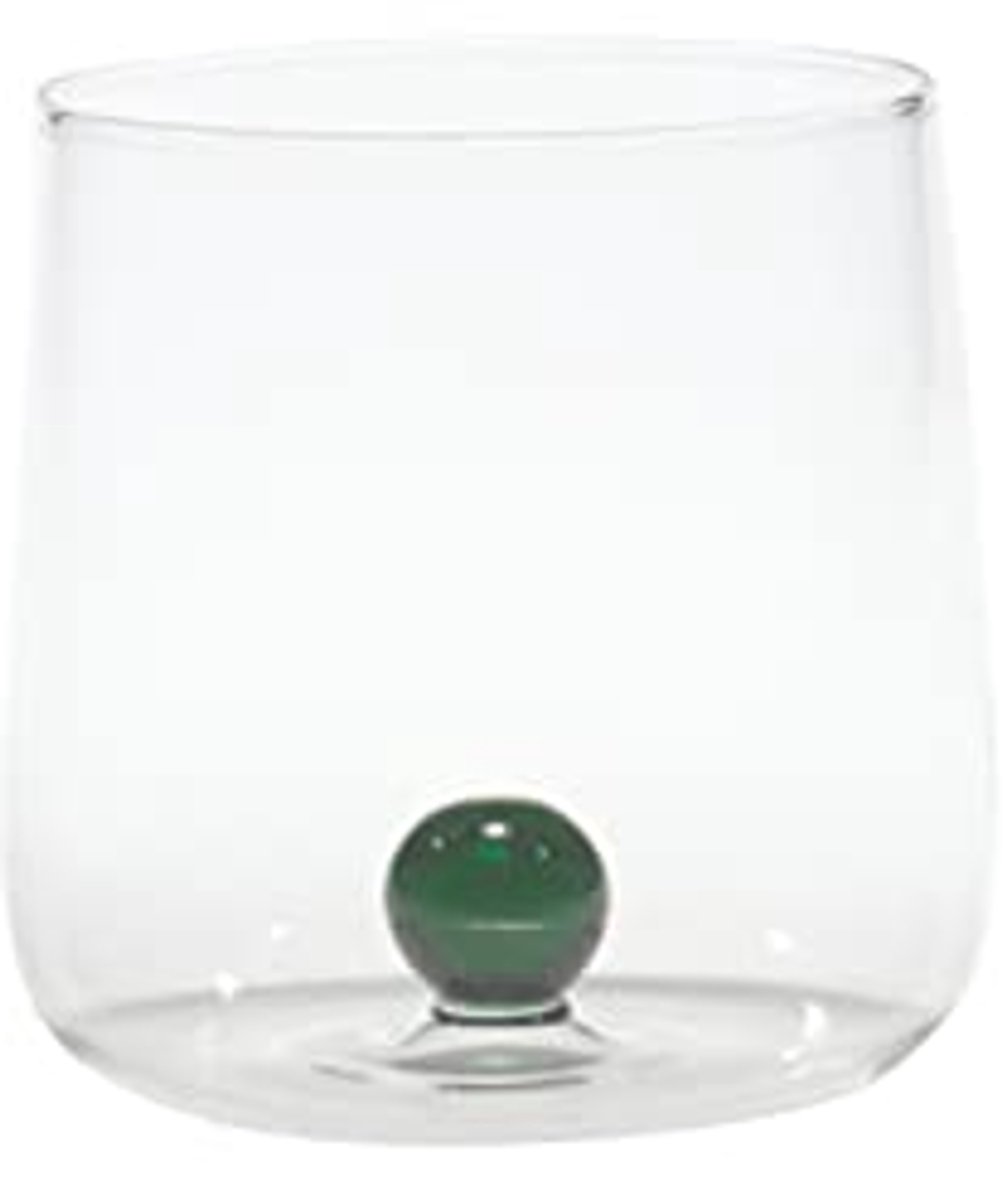 Handgemaakte borosilicaatglas Tumbler Set - 6 stuks, 44 cl, 88 mm diameter