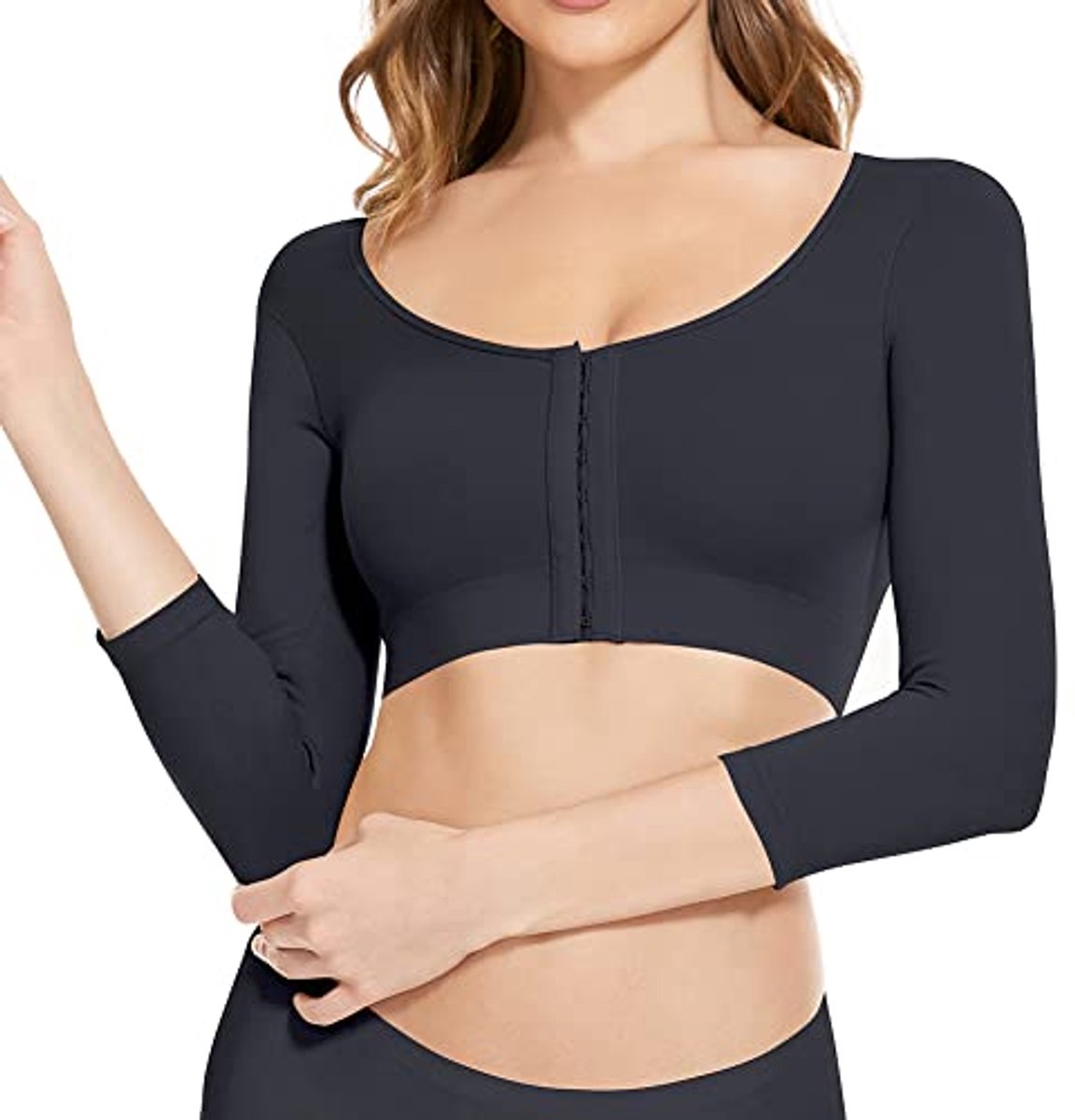 Vrouwen Arm Correctie Mouwen Versteviging Compressie voor Postoperatieve Herstel en Shapewear