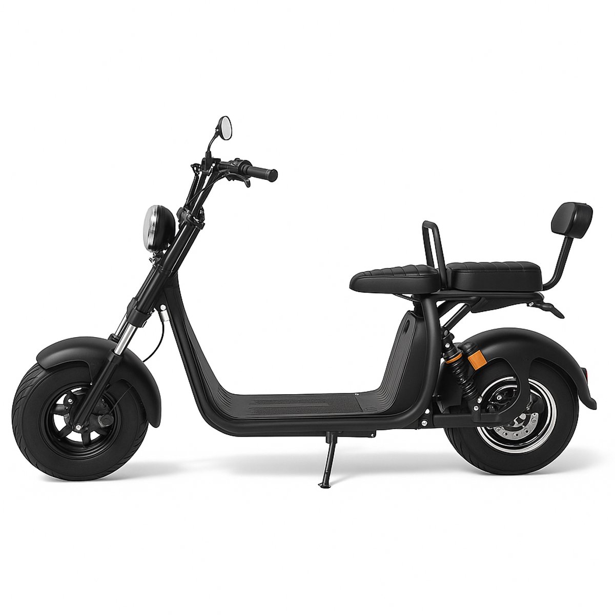 Ecowielen CC15 Chopper Elektrische Scooter – 2000W – 25 km/u – Stoer Retro Design – foto 3