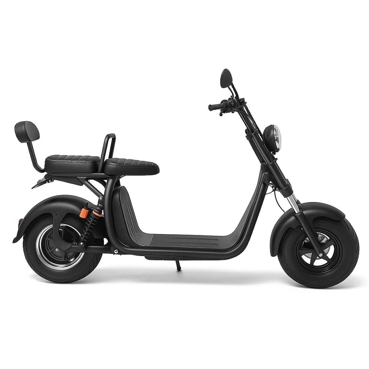Ecowielen CC15 Chopper Elektrische Scooter – 2000W – 25 km/u – Stoer Retro Design – foto 2