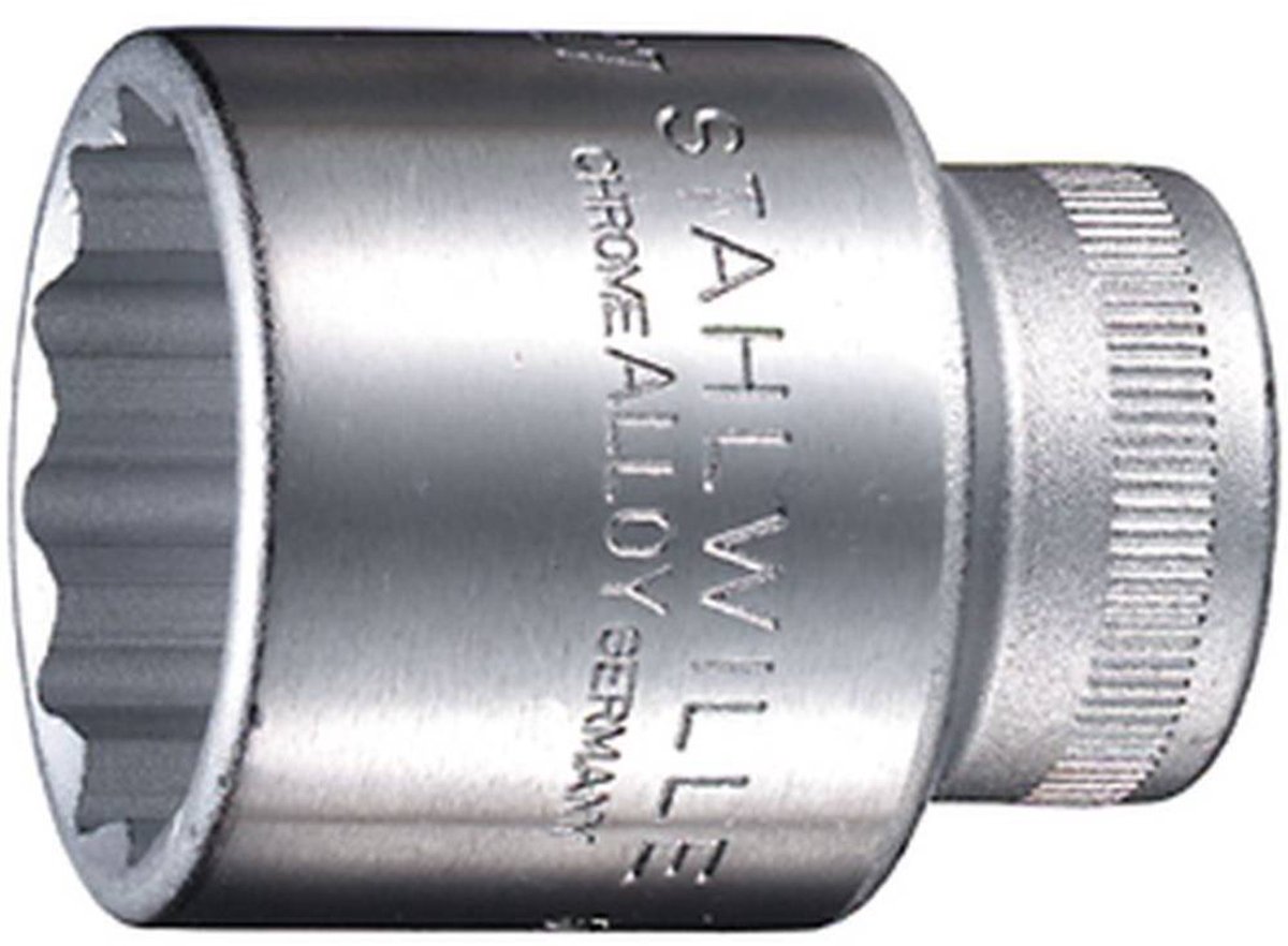 Stahlwille 50 A 3/8 03410024 Dubbel zeskant Dopsleutelinzetstuk 3/8 1/2 (12.5 mm)
