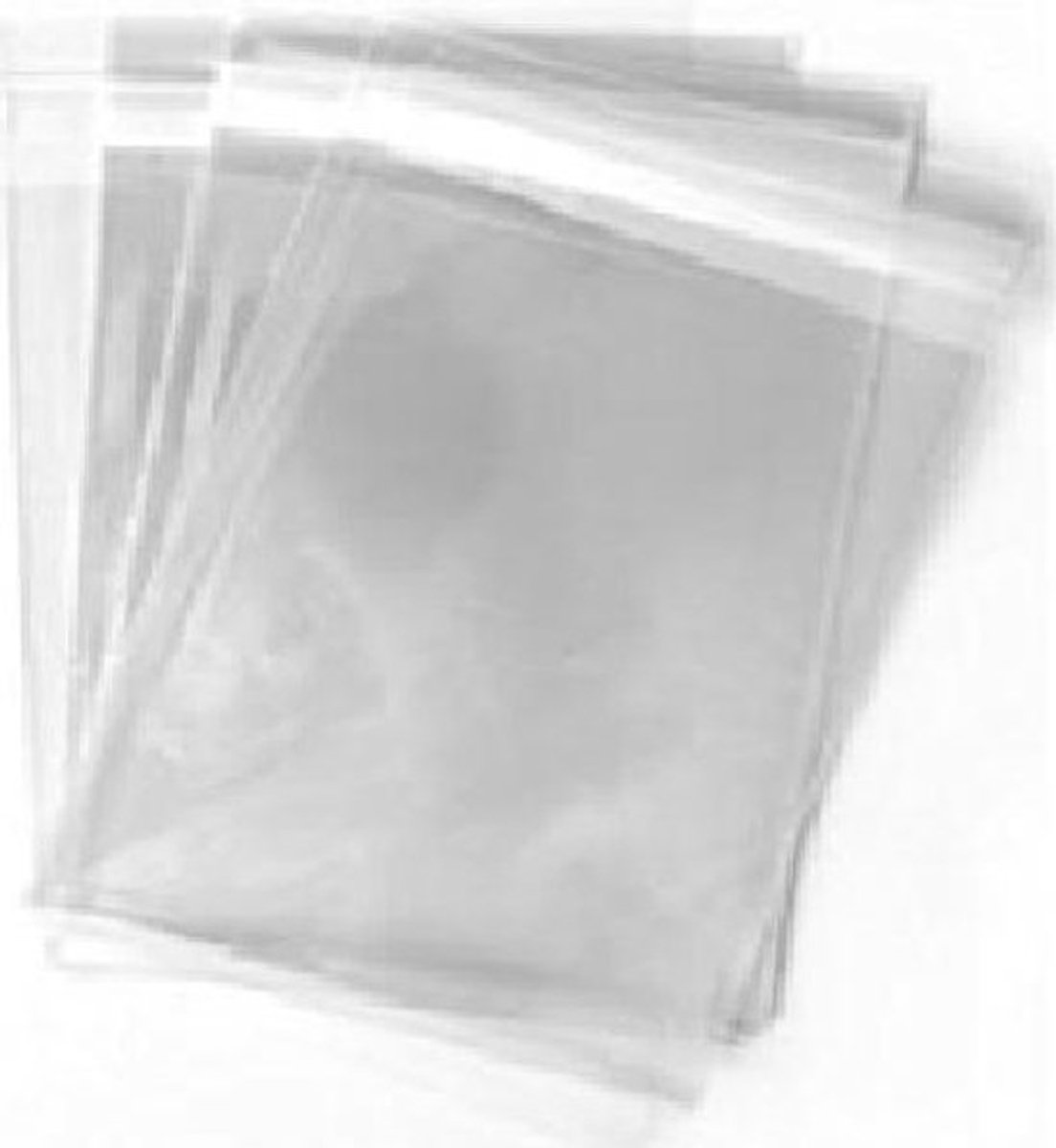 3 pakjes Vierkante zakjes 15 x 15 cm - Wenskaartenzakjes / Cellofaanzakjes 300 stuks - Met plakstrip - Gratis verzending