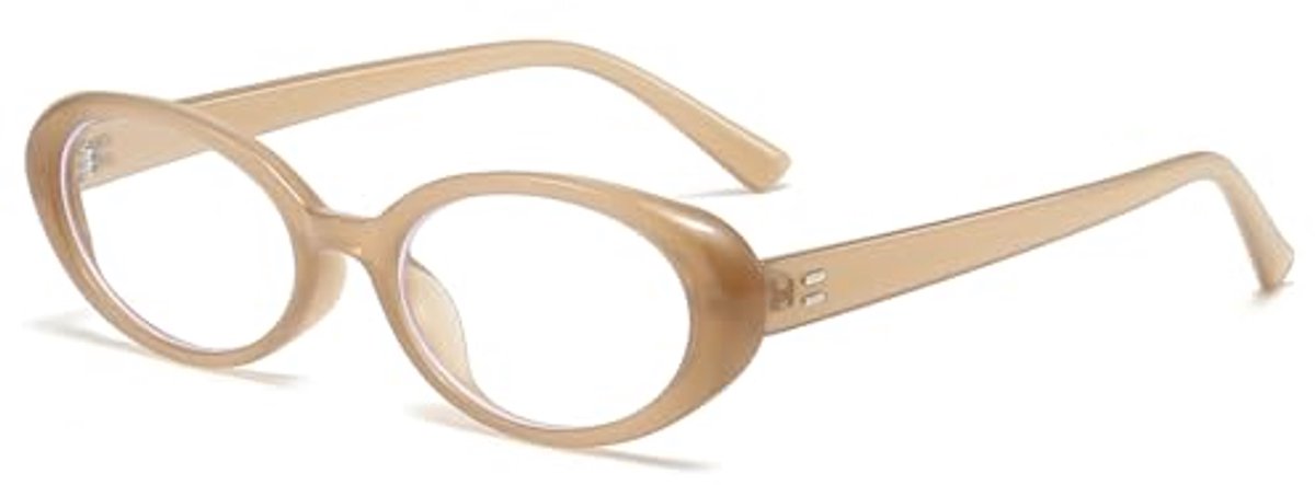 Ovale Blauw Licht Bril voor Vrouwen - Kattenogen Frame tegen Vermoeidheid