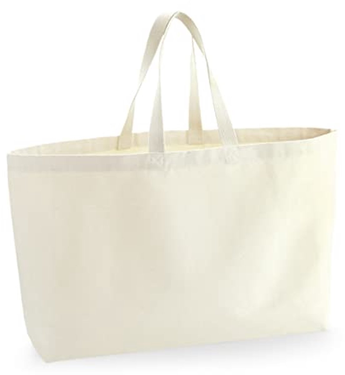 Oversized canvas draagtas