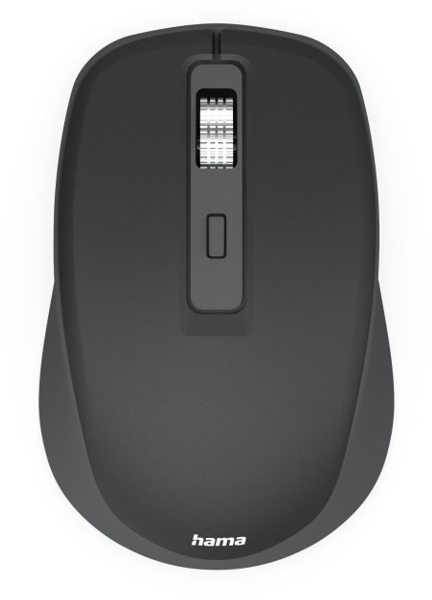 Hama WM-450 - Optische draadloze muis - 7 knoppen - 2.4 GHz RF & BT - Stil - Zwart