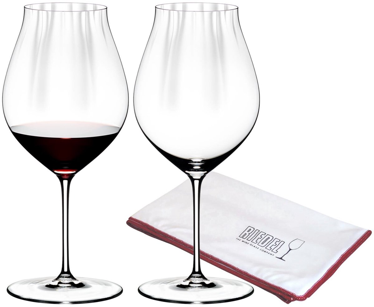 Pinot Noir Gläser inkl. Poliertuch Performance 830 ml Set van 2