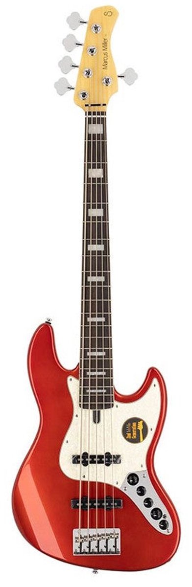 Sire Marcus Miller V7 2nd Gen Alder 5 Bright Red Metallic