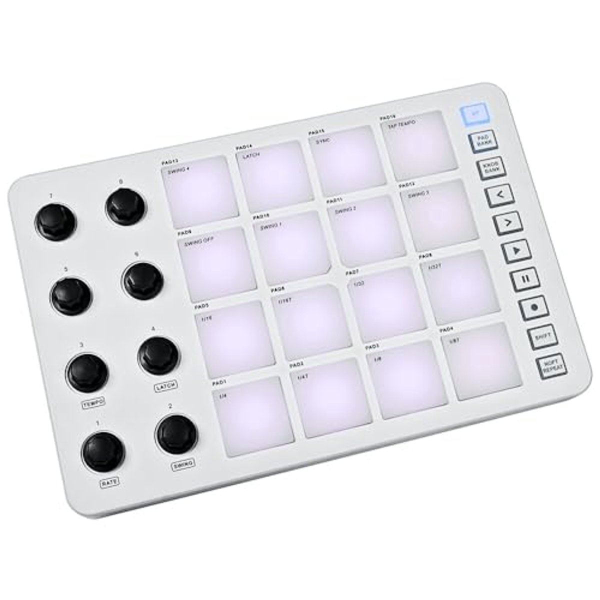 Midi Controller met USB-C en Draadloze Functionaliteit