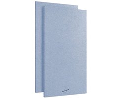 Akoestische Panelen 2-Pack - Groot 116 x 58 cm - Lichtblauw