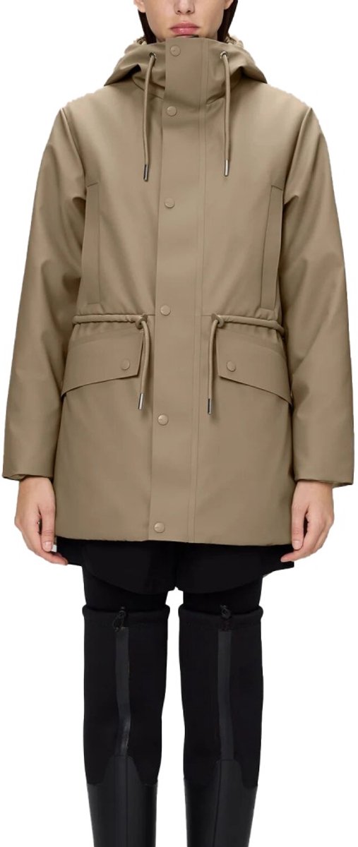 RAINS NOME SHORT W PARKA W3T3 Beige M EU