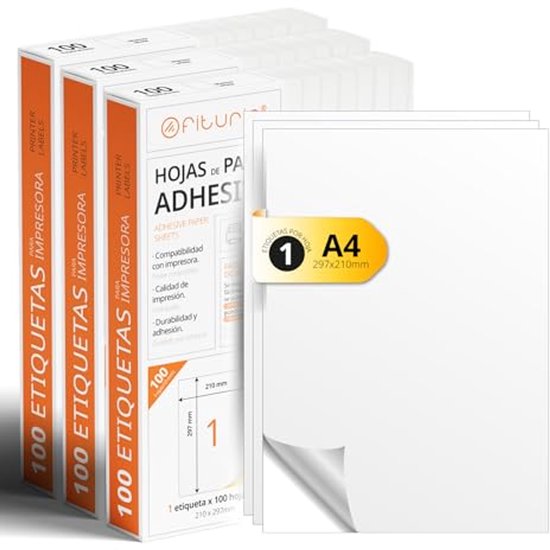 A4 Zelfklevende Labels - Maak Je Eigen Unieke Labels voor Iedere ...