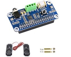 Audio HAT Module voor Raspberry Pi - Hi-Fi Geluidskaart met Stereo CODEC voor Speel- en Opnamefuncties