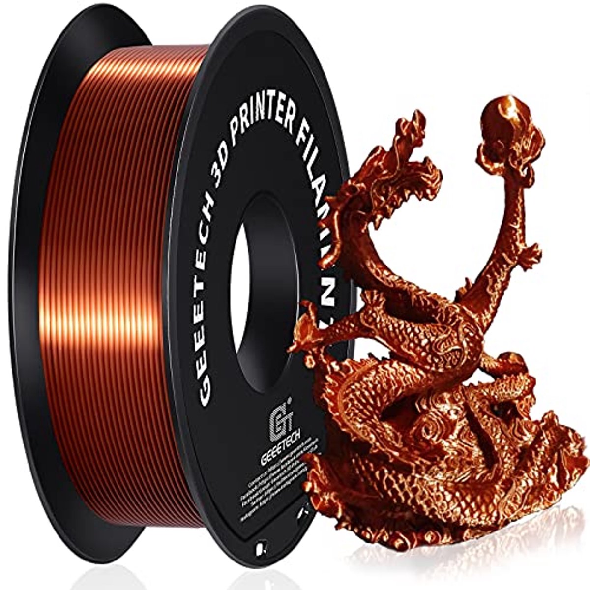 Zijdeachtig PLA Filament 1,75mm voor 3D Printers - 1kg Spoel
