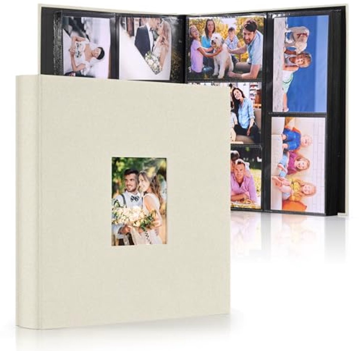 Fotoalbum 15 x 10 cm voor 600 foto's - Aanpasbare Linnen Omslag - Ideaal voor Bruiloften, Familie en Reisherinneringen
