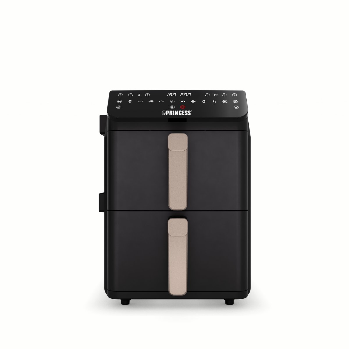 Princess Heteluchtfriteuse - 182278 - 3000W - Stack Airfryer 11,2liter - PFAS-Vrij - 2 lades (Sync) - 11 Bakprogramma's - Bespaart 45% ruimte - Dubbele gestapelde lades — afbeelding 6