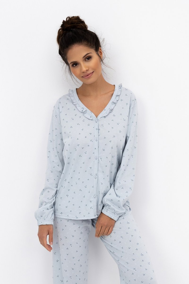 S& Sensis Sensis Katoenen Dames Pyjama LUCILLE 36 / Blauw