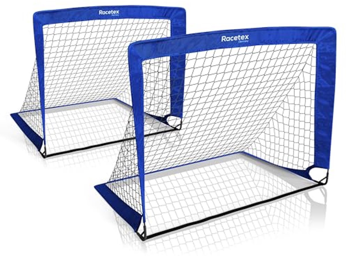 Voetbaldoelen Set voor Kinderen - Inclusief Handige Transporttas - Verstergde Fiberglas Stangen - Ideaal voor de Tuin of het Park