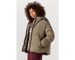 WITHBLACK Wblglorian Puffer Jacket Jassen Dames - Winterjas - Khaki - Maat XL