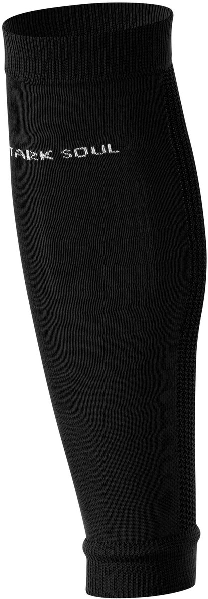 Stark Soul compressiekousen - kuit compressie sportkousen zonder voet - Calf Sleeves - zwart - maat S