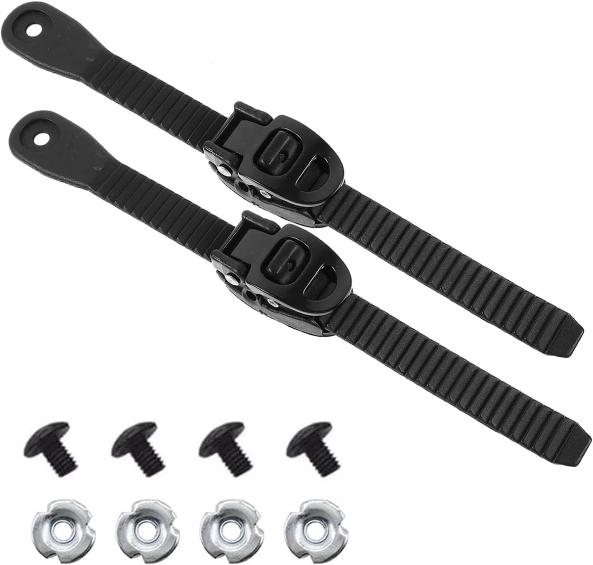 2pcs Vervangende Skates - Skate Schoenen - Buckle Strap - Vervangende Skate Belt - Skate Buckle - Skate Schoen Accessoires met Schroefmoer - Buiten Skaten Onderdelen Buckle