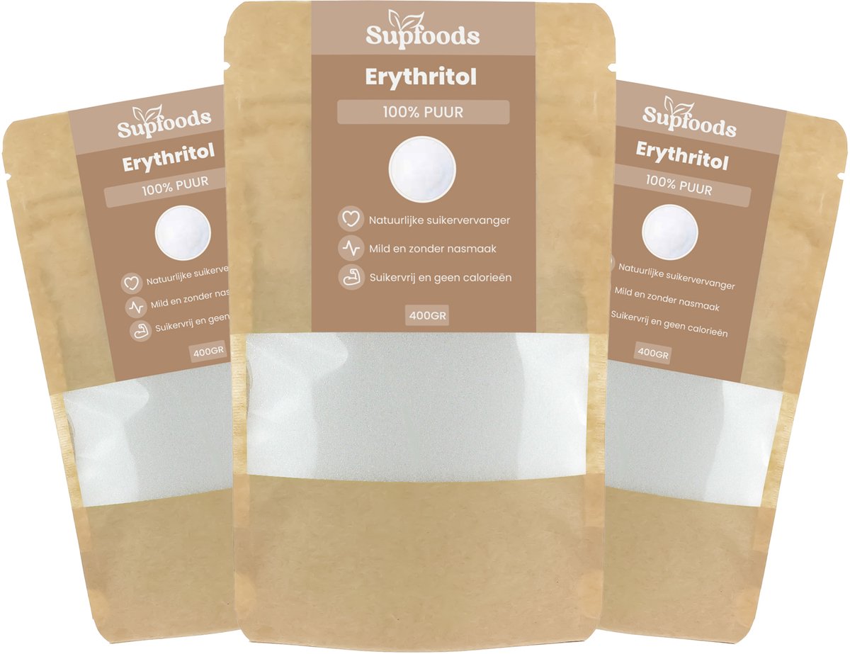 Erythritol 100% Puur - 1600gram - Natuurlijke Zoetstof Zonder Calorieën - Alternatief voor Stevia Zoetjes - Erythritol als Suikervanger