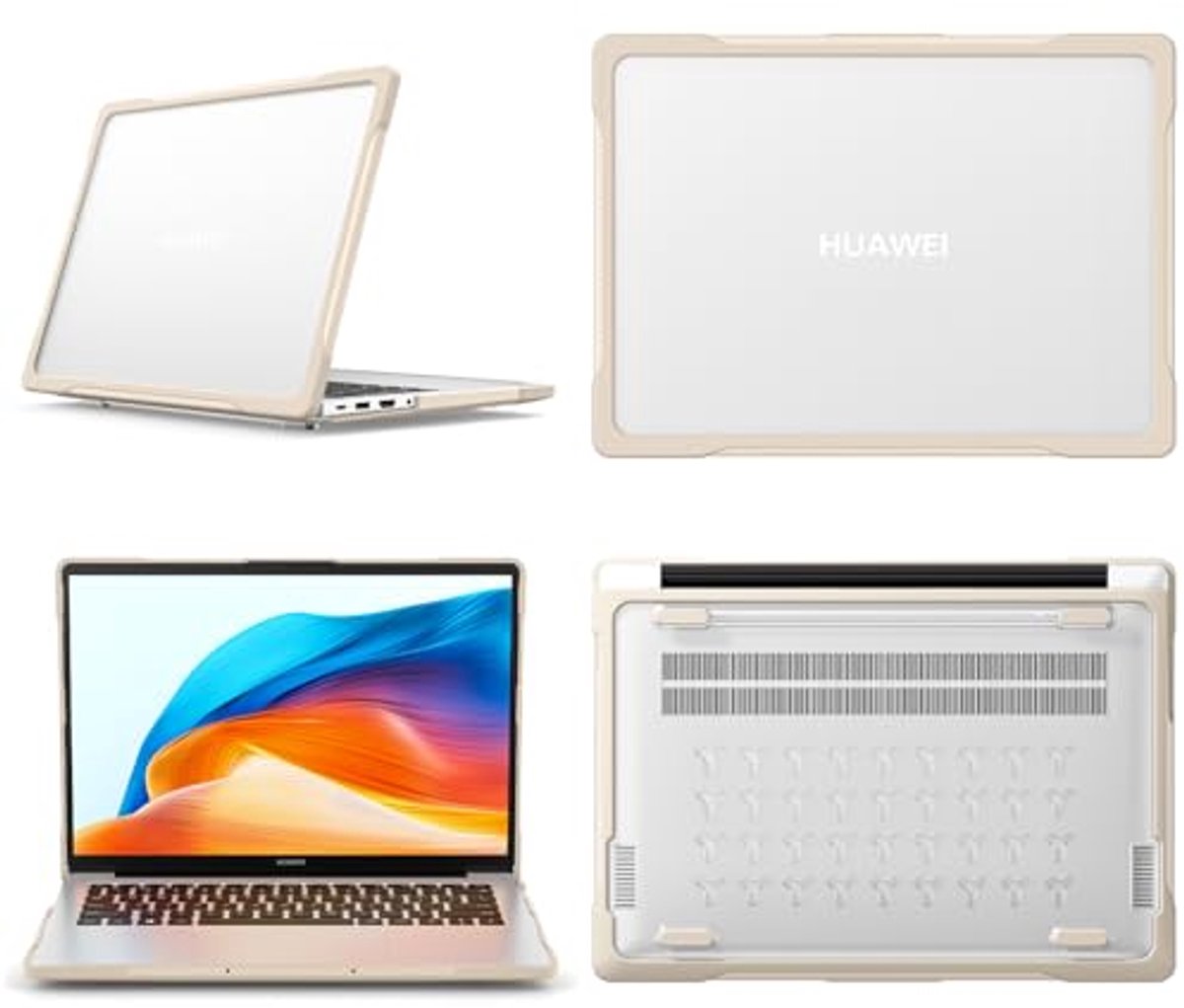 Slank, schokbestendig en krasbestendig 360° laptophoes voor 14 inch notebooks