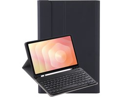 Hoesje - Geschikt voor Samsung Galaxy Tab S11 - Keyboard Book Cover - Toetsenbord Case - Hoes - Zwart
