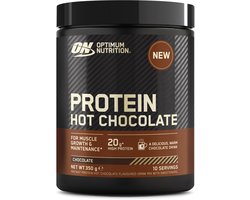 Optimum Nutrition Protein Hot Chocolate Whey Protein - Chocomel Proteine Poeder - Eiwitshake - 350 gram (10 doseringen)