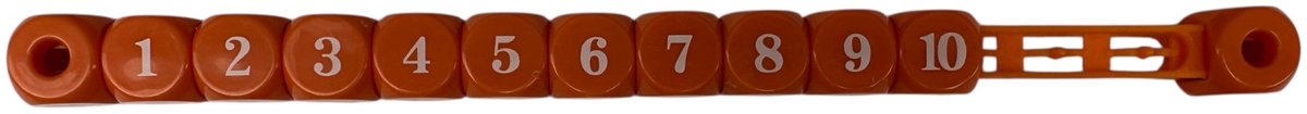 NORTH Scoreteller Oranje Plastiek Voetbaltafel