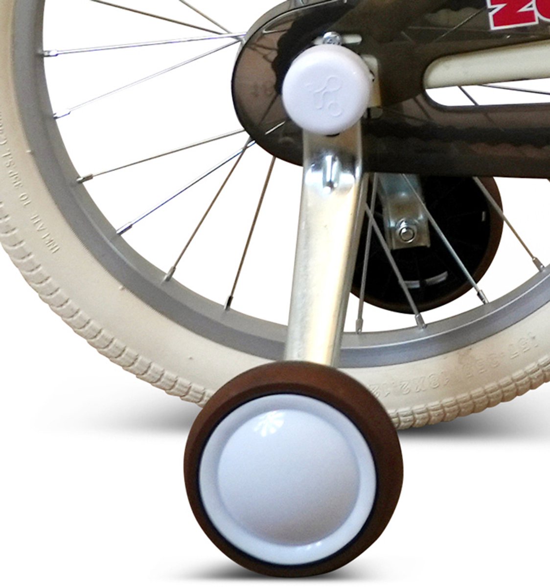 Zonix Kinderfiets 12 Inch Jongensfiets – Licht Beige Met Zijwieltjes | Leeftijd 2-4 Jaar | Kledingmaat 90-105