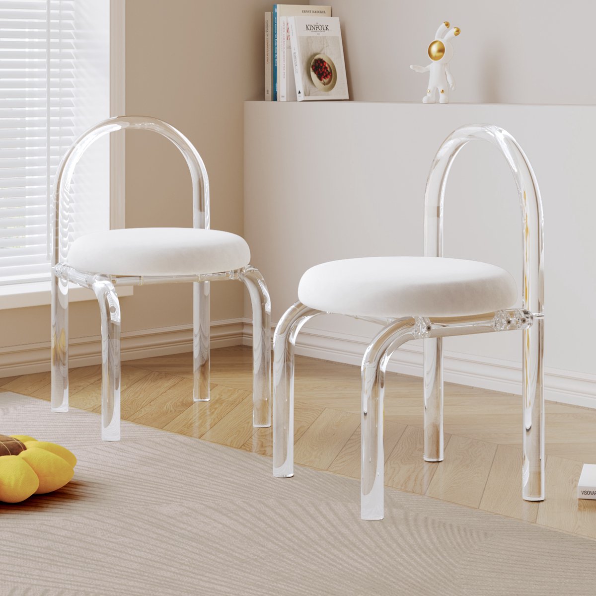 Guyii Meubels Stoelen 2 Stuks- Modern Make-up Stoelen-Eetkamerstoelen