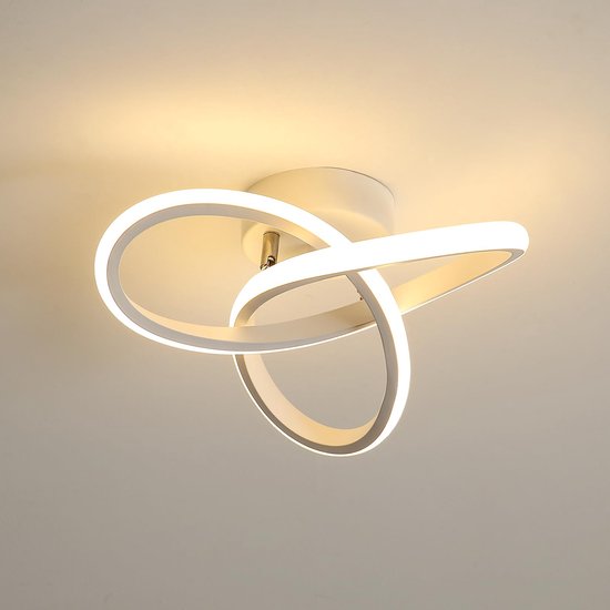 LED plafondlamp – 22W – warm wit – gebogen design