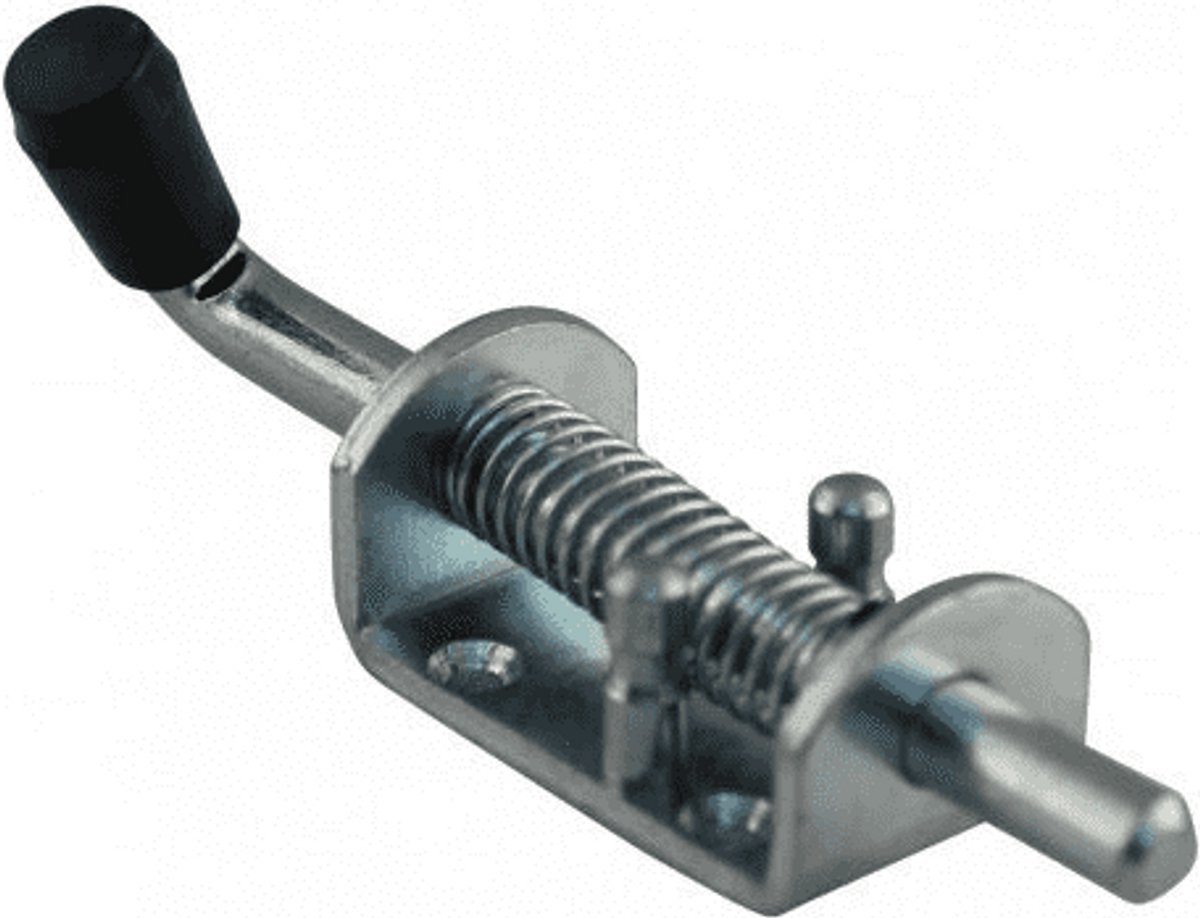treksluiting met veer 12 mm pen - klepsluiting - trekgrendel - achterklepsluiting - novio