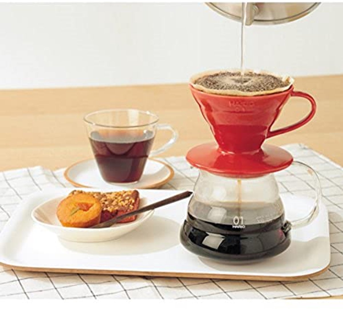 Keramische V60 02 Koffiedruppelaar voor 1-4 Kopjes