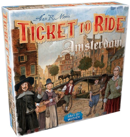 Days of Wonder - Ticket to Ride Amsterdam - Stedeneditie - Engelstalig Bordspel