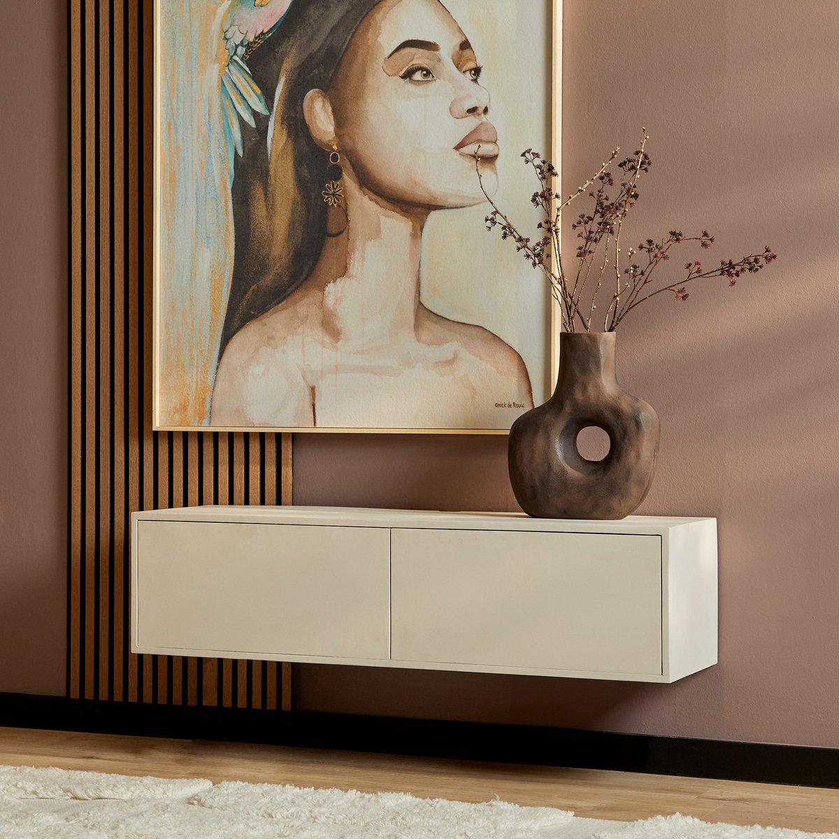 Starfurn Tv meubel Vision - Beige - 30x120x35 cm