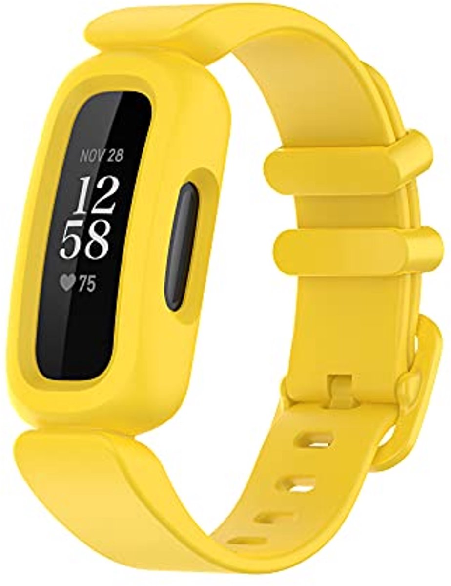 Zachte siliconen waterdichte armband voor kinderen, compatible met Fitbit Ace 3
