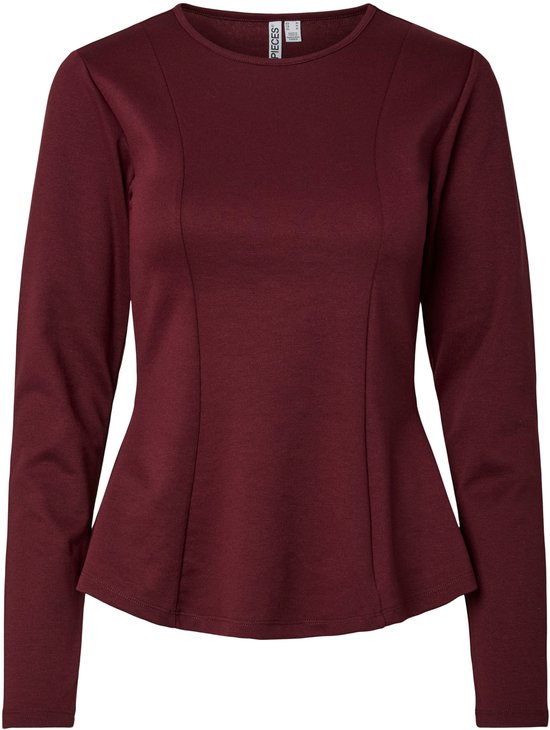 PIECES - PCLUCCI LS PEPLUM TOP JRS D2D - Meisjes - Blouses