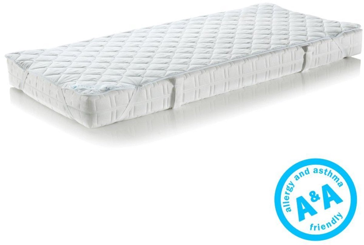 Odeja MEDICAL Protect Topmatras – Ademend & Anti-Allergie Matrassentopper met Katoen Tijk & Siliconen Holle Polyester Vulling, Wasbaar tot 95 °C, Bescherming tegen Huisstofmijt & Bacteriën | 160x200cm