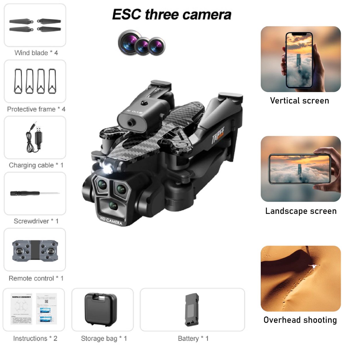 K10MAX Drone levert krachtige vliegprestaties