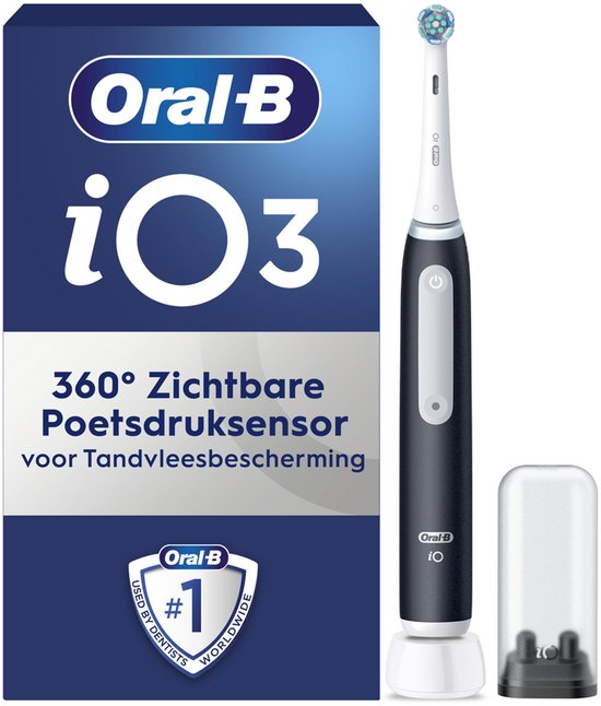 Oral-B iO 3N Elektrische Tandenborstel - Zwart - inclusief Opzetborstel