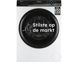 Haier HW90-B14939-DF -De stilste wasmachine op de markt - 9kg - A- Stoombehandeling - Antibacteriële Behandeling (ABT) - 16 programma’s- 10 jaar garantie op onderdelen