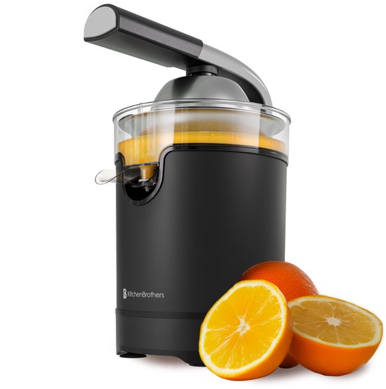 KitchenBrothers elektrische citruspers – 0,35L – zwart
